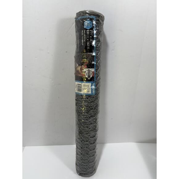 25 Feet x2feet 20 Gauge Wire Fence Chicken Hex Netting Mala Hexagonal Blue Hawk - Picture 1 of 8
